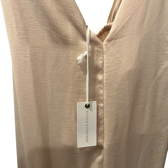 Lush Set Of 3 Womens Snake Print, Floral Dresses and Ivory Jumpsuit NWT Sz Large - Picture 9 of 13